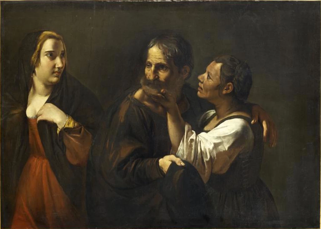 La mezzana o il vecchio e la giovane cortigiana - Museo dipartimentale dell'Oise, Beauvais